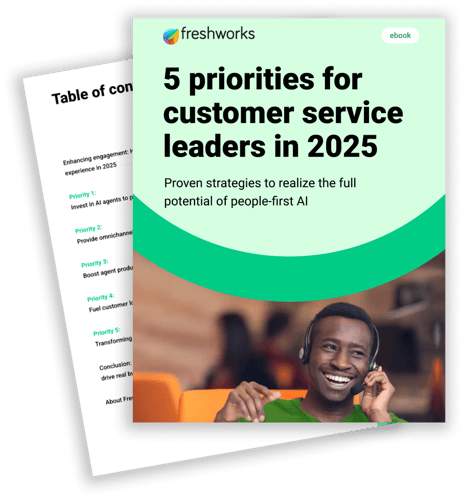 2025 5 Priorities for Customer Service Leaders Graphic 2025 5 Priorities for Customer Service Leaders Graphic