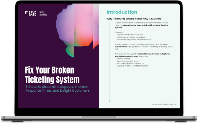 Fix Your Broken Ticketing System Graphic Fix Your Broken Ticketing System Graphic
